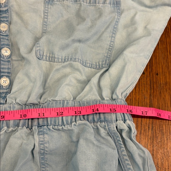 Carve Designs Hadley Chambray Dress Large — Coastal Chic Denim Blue | Minimalist - Picture 8 of 9